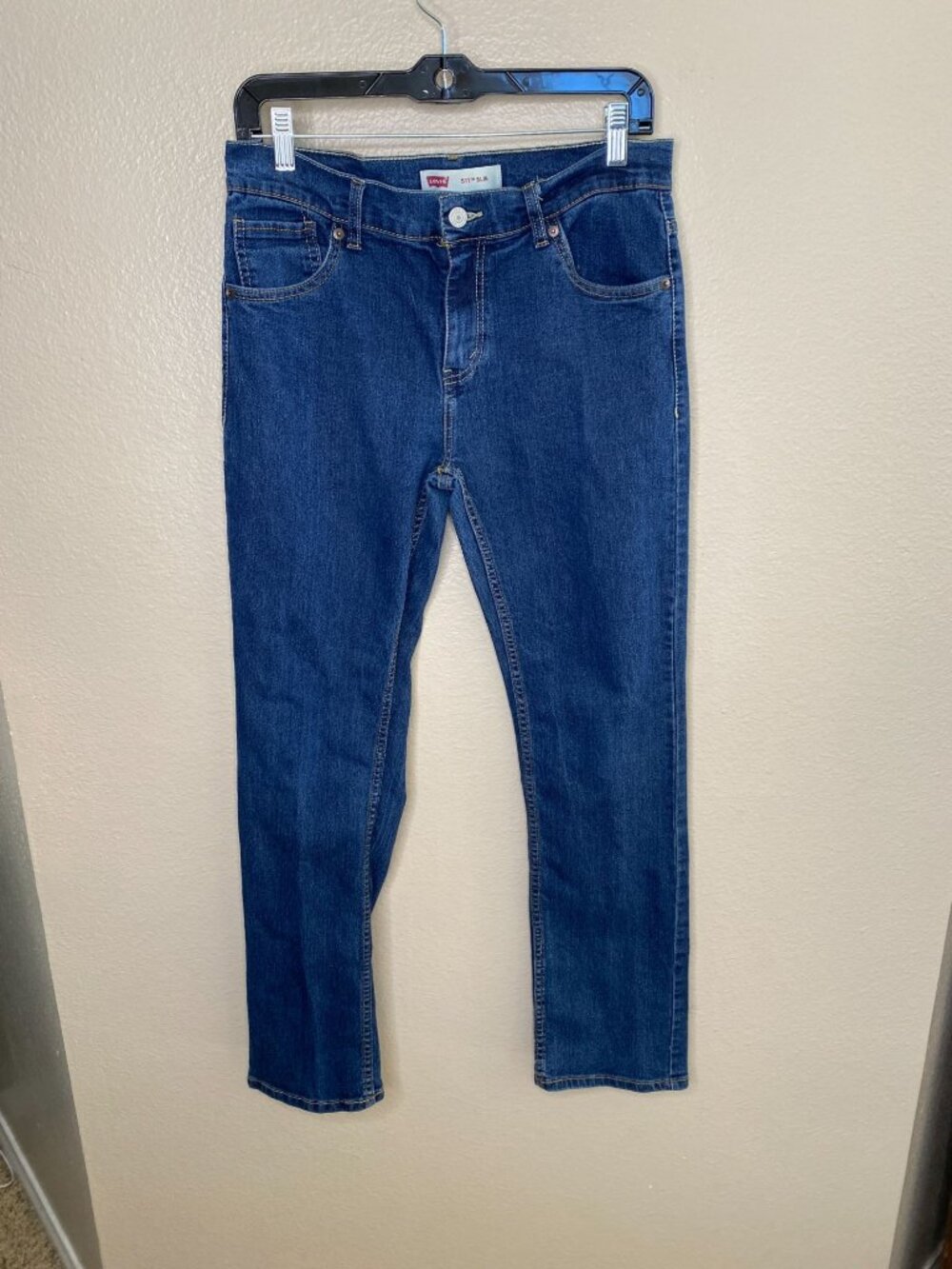 Levis 511 Slim Fit Youth Jeans 18 Regular 29x29 Mid Wash Stretch Denim Modern